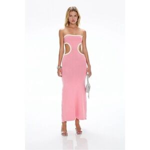 Cin Cin Empire Knit Dress Barbie Pink size Medium